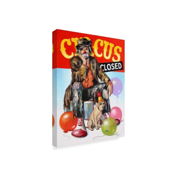 D. Rusty Rust 'Circus Closed' Canvas Art,14x19